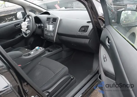 2017 Nissan Leaf S z USA, uszkodzony, nr VIN 1N4BZ0CPXHC301592